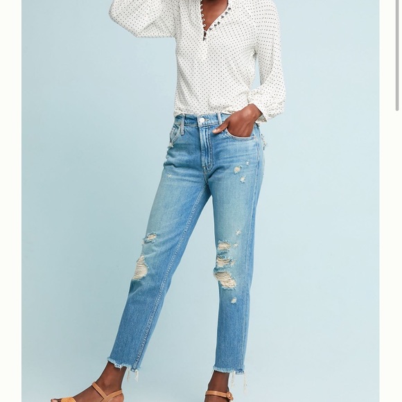 MOTHER Denim - Mother Denim The Cardinal Sinner Ankle Jeans